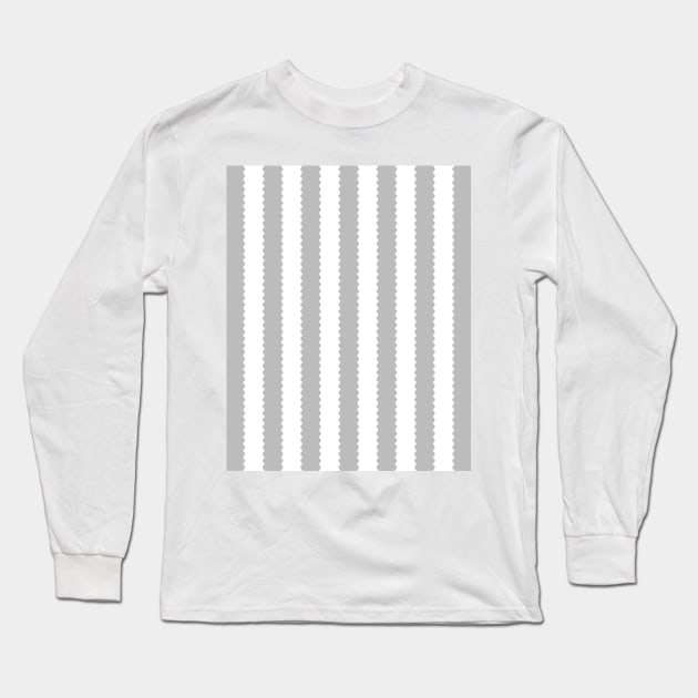 COOLGRAY STRIPES Long Sleeve T-Shirt by sorbetedelimon